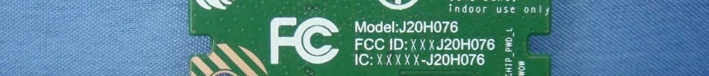 802.11abgn wireless module - FCC ID MCLJ20H076 - HON HAI Precision Ind. Co., Ltd.