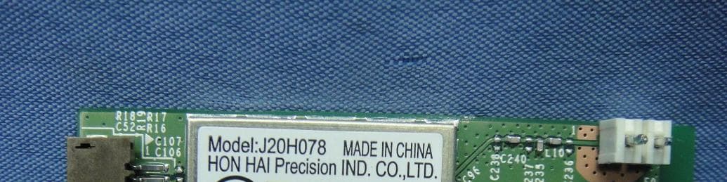 802.11bgn wireless module - FCC ID MCLJ20H078 - HON HAI Precision Ind. Co., Ltd.