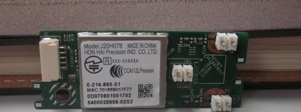 802.11bgn wireless module - FCC ID MCLJ20H078 - HON HAI Precision Ind. Co., Ltd. (4)