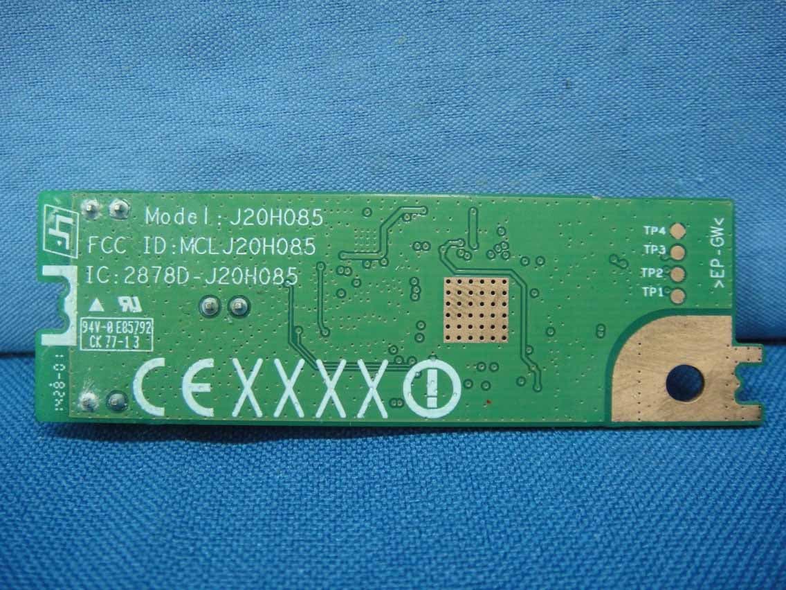 802.11abgn/BT3.0 Wireless Module - FCC ID MCLJ20H085 - HON HAI Precision Ind. Co., Ltd.