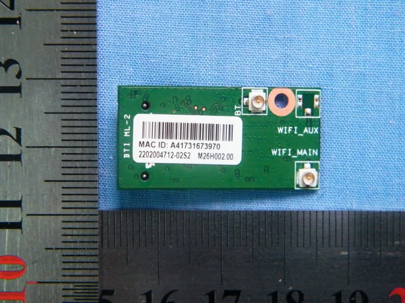 WIFI/BT Combo wireless module - FCC ID MCLM26H002 - HON HAI Precision Ind. Co., Ltd.