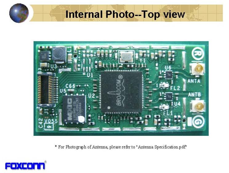 WIFI 11A/N MODULE - FCC ID MCLMICB2 - HON HAI Precision Ind. Co., Ltd.