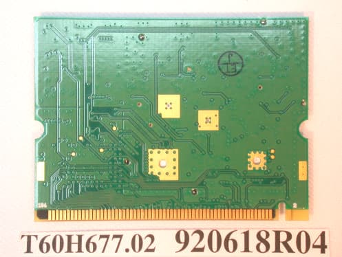 802.11b/g MiniPCI module - FCC ID MCLT60H67702 - HON HAI Precision Ind. Co., Ltd. (3)