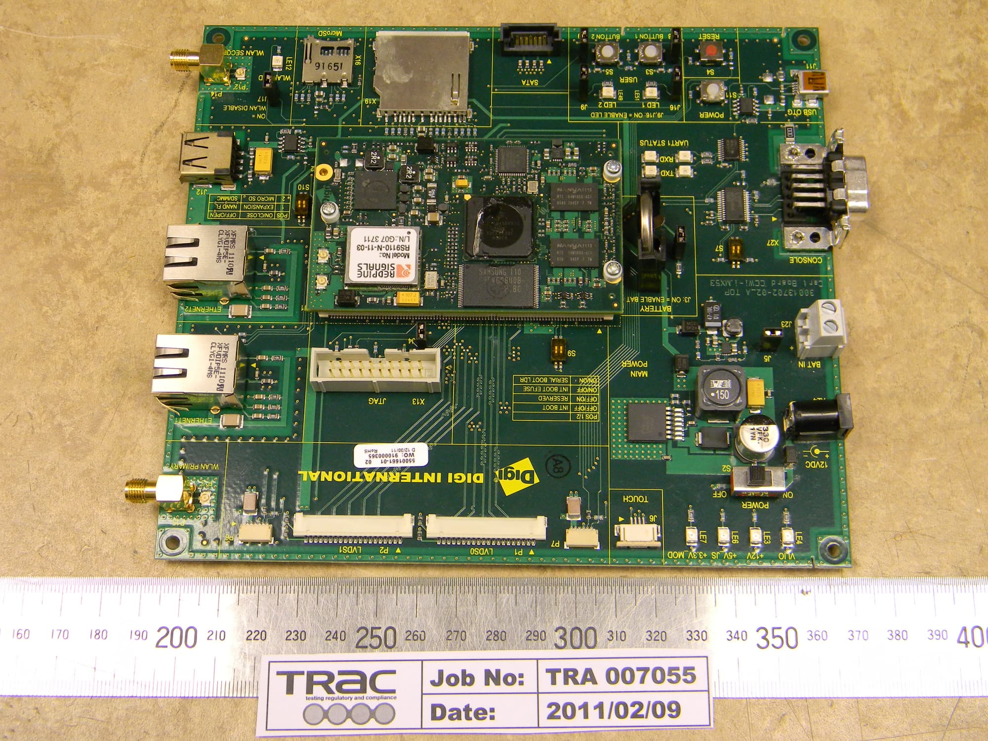 ConnectCore Wi-i.MX53 - FCC ID MCQ50M1782 - Digi International Inc (1)