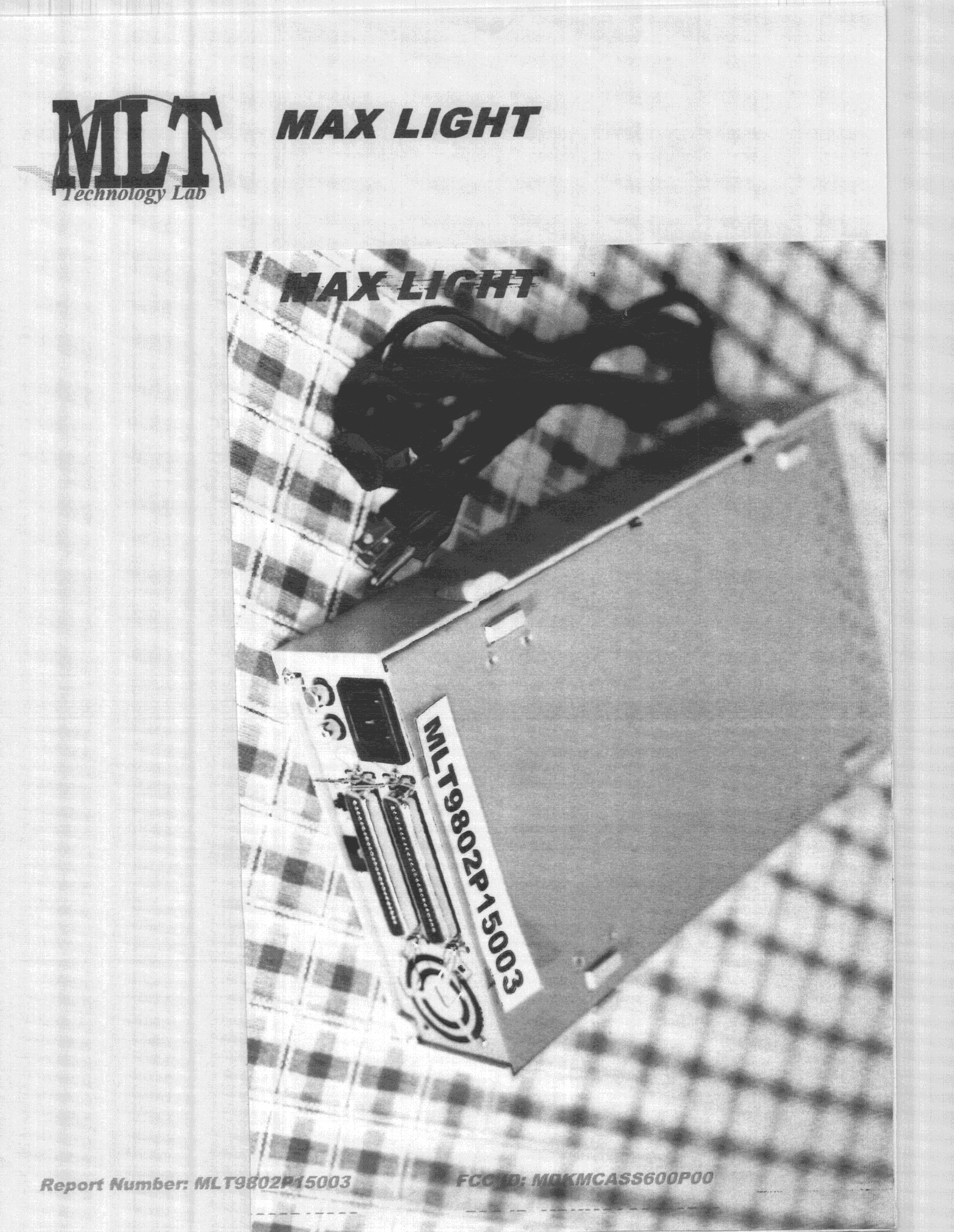 JBP - Part 15 Class B Computing Device Peripheral - FCC ID MDKMCASS600P00 - Mitsubishi Chemical America Inc (2)