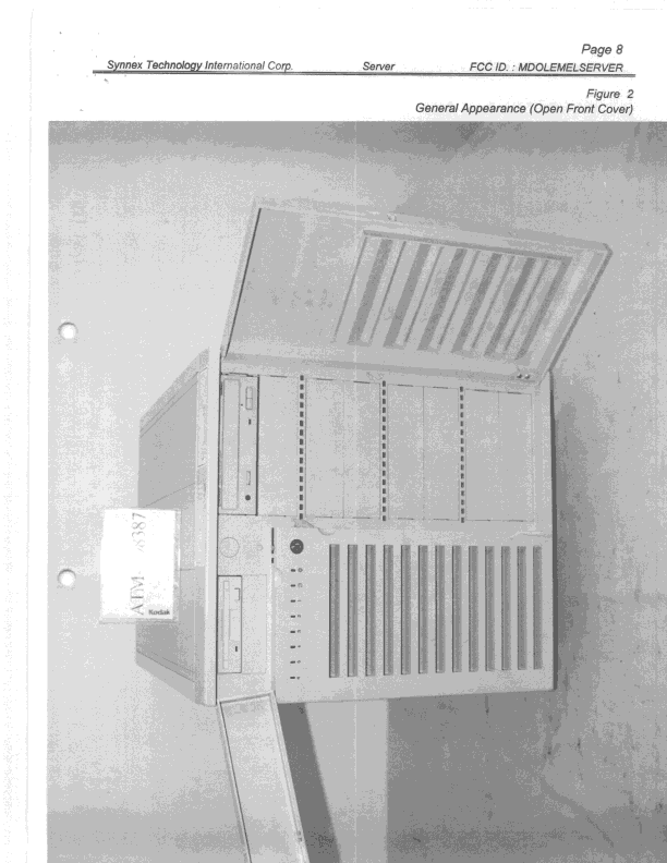 300 MHz Pentium II Computer - FCC ID MDOLEMELSERVER - Synnex Technology International Corp (3)