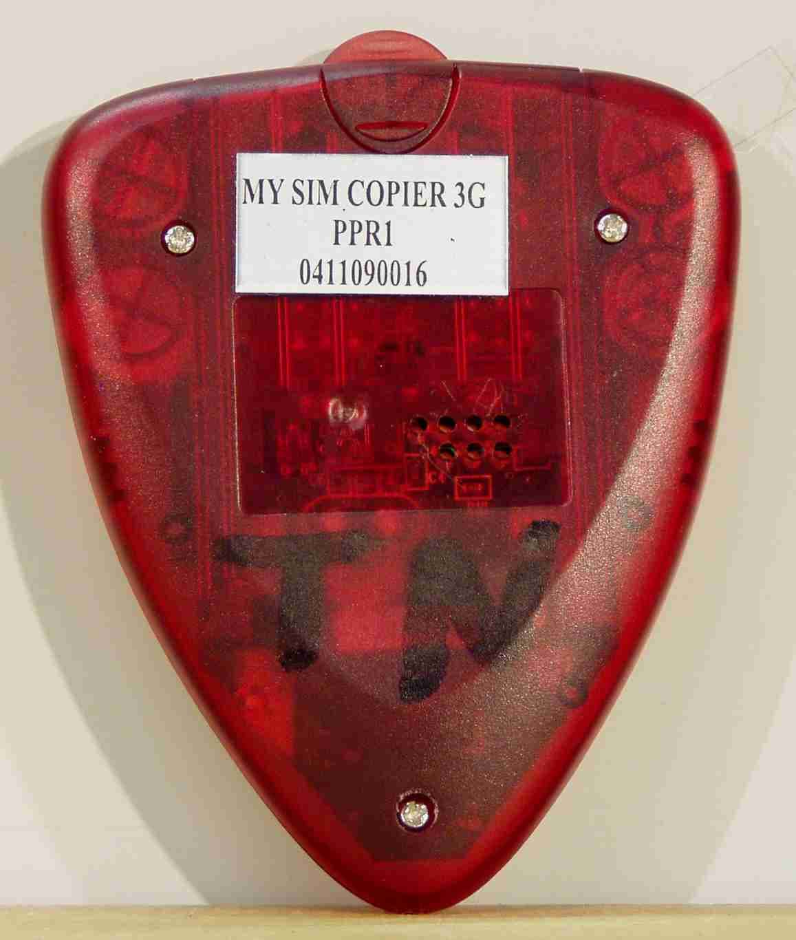 Smart Card (SIM) Copier - FCC ID MESMSC3G - Thales DIS France SAS
