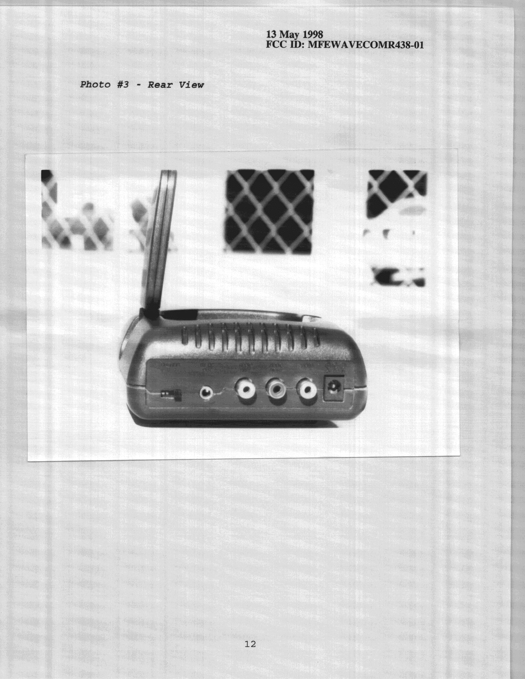 CRR - Superregenerative Receiver - FCC ID MFEWAVECOMR438-01 - RF Link Technology Inc (2)