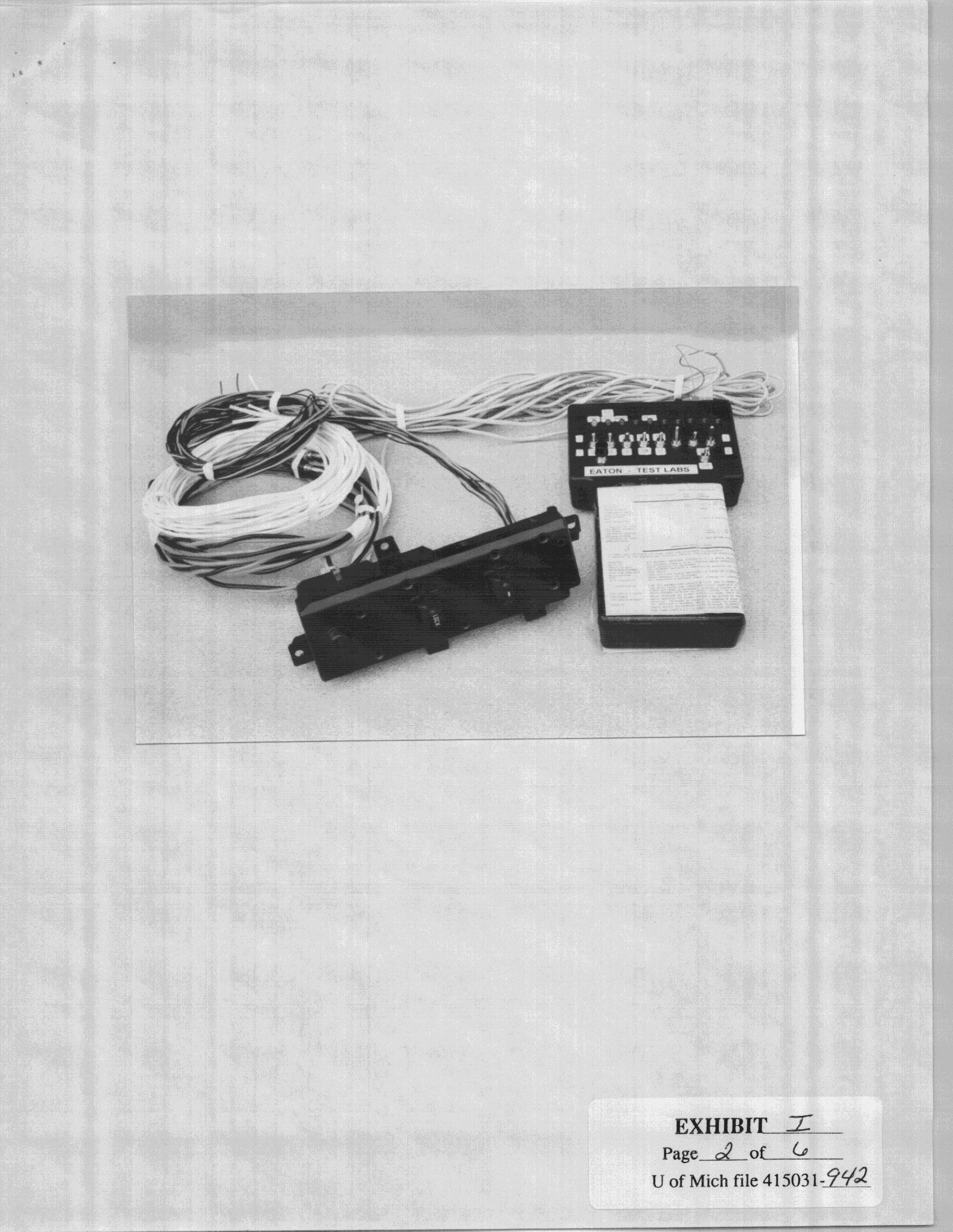 Auto Security System Receiver - FCC ID MFJ99WJ315-1 - Eaton Corporation (2)