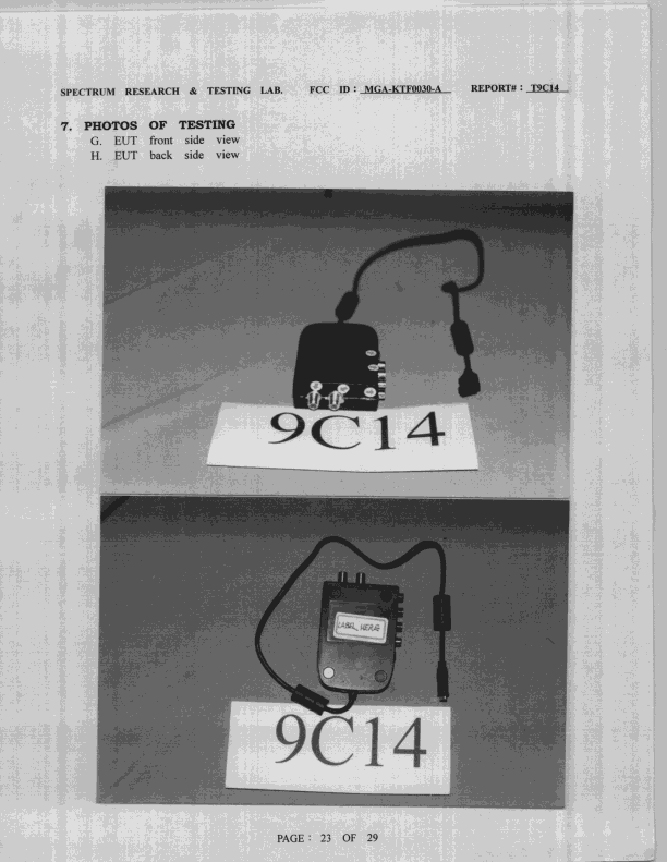 JBP - Part 15 Class B Computing Device Peripheral - FCC ID MGA-KTF0030-A - Kingmax Technology Inc (2)
