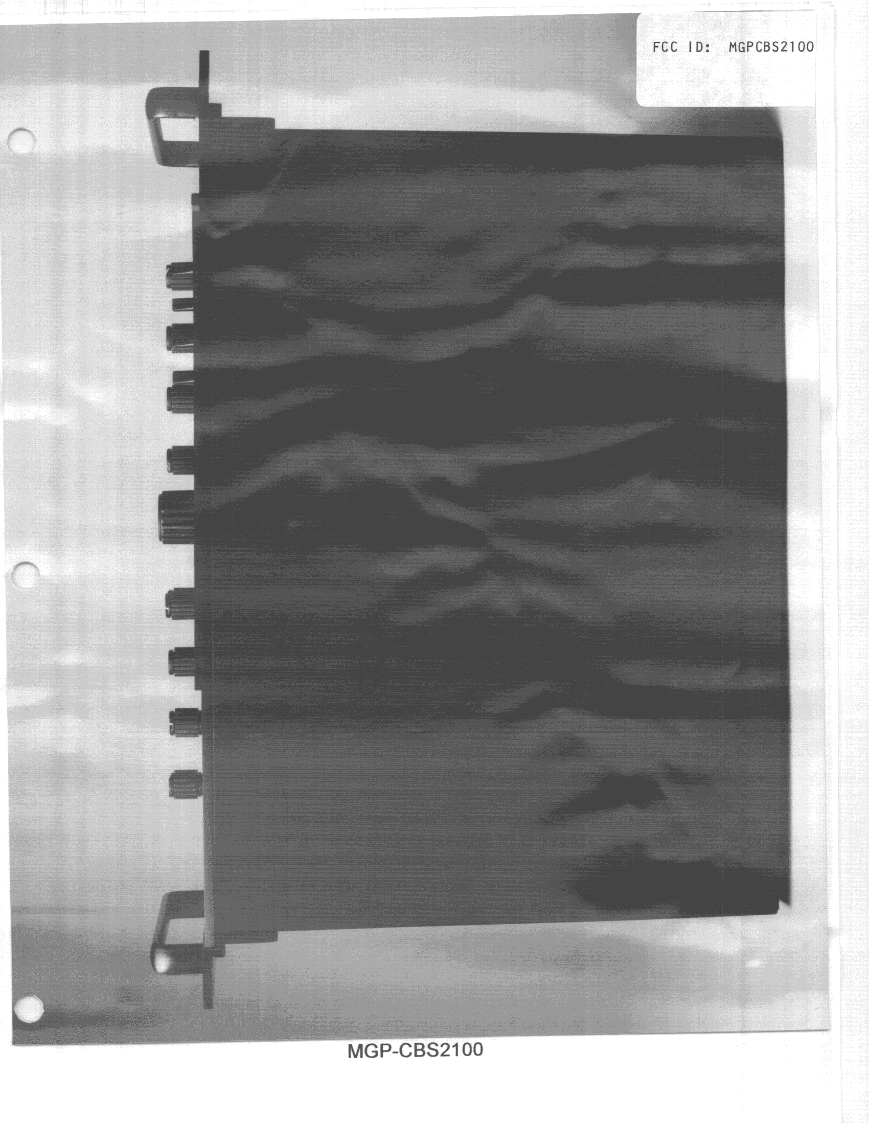 TNB - Licensed Non-Broadcast Station Transmitter - FCC ID MGPCBS2100 - Wireless Marketing Corporation (4)