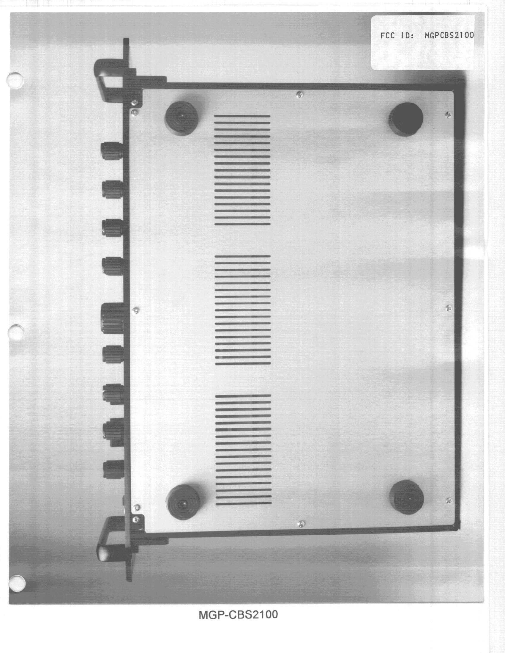 TNB - Licensed Non-Broadcast Station Transmitter - FCC ID MGPCBS2100 - Wireless Marketing Corporation (2)