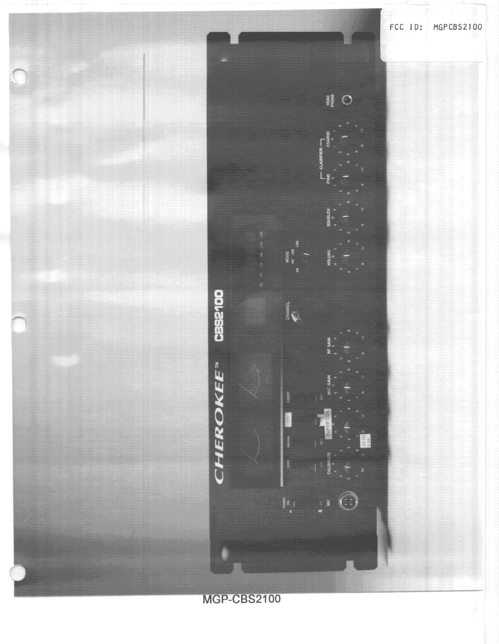 TNB - Licensed Non-Broadcast Station Transmitter - FCC ID MGPCBS2100 - Wireless Marketing Corporation (3)