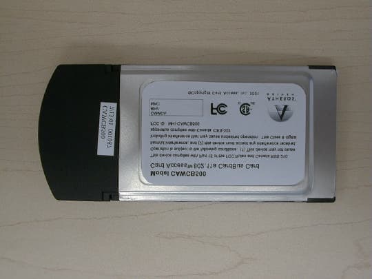 5.15 - 5.35 GHz UNII CardBusTransceiver model CAWC - FCC ID MHI-CAWCB500 - Card Access Inc (2)