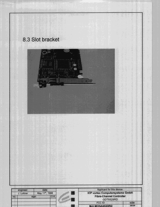JBP - Part 15 Class B Computing Device Peripheral - FCC ID MJLMONA65X9RD - ICP Vortex Computersysteme GmbH (3)