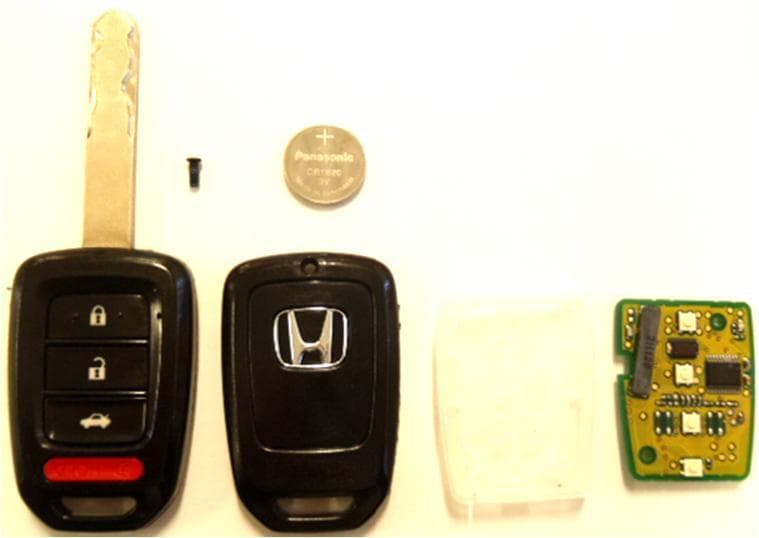 Transmitter of Keyless Entry - FCC ID MLBHLIK6-1T - Honda Lock Mfg. Co., Ltd. (2)