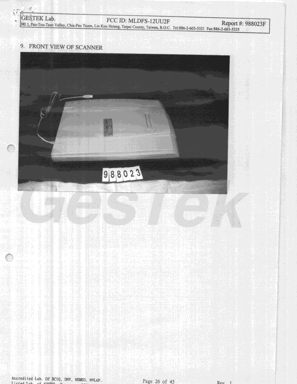 JBP - Part 15 Class B Computing Device Peripheral - FCC ID MLDFS-12UU2F - Spot Technology Inc (3)