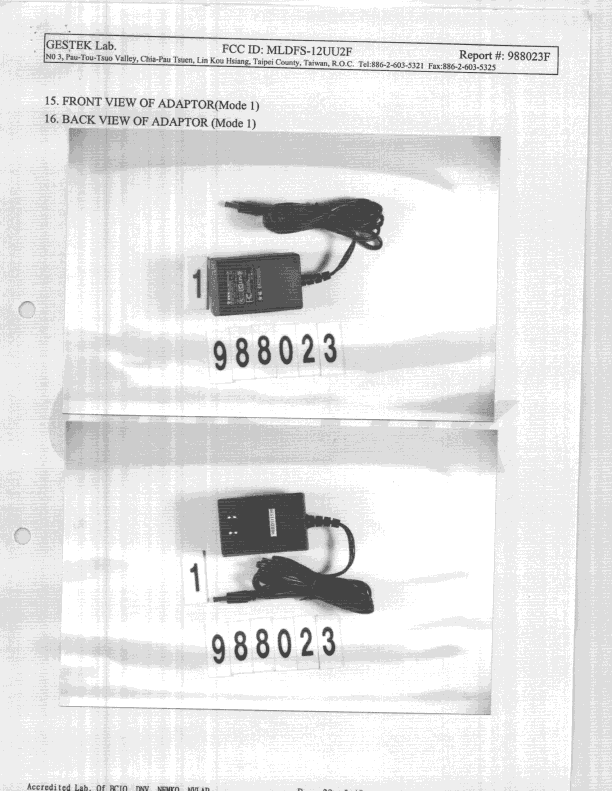 JBP - Part 15 Class B Computing Device Peripheral - FCC ID MLDFS-12UU2F - Spot Technology Inc (2)