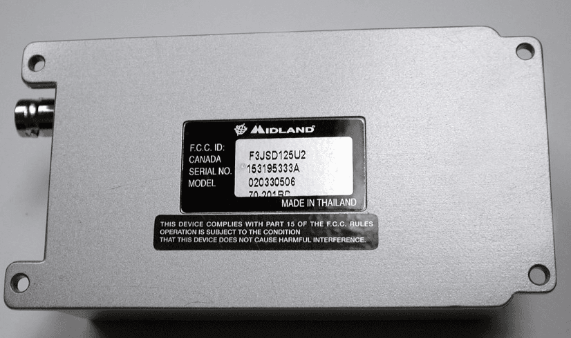 UHF Transceiver - FCC ID MMA70201BD - Midland Radio Corporation (3)
