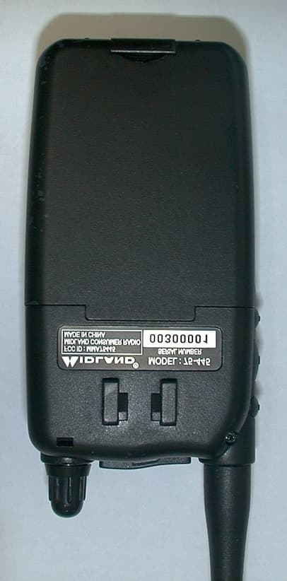 UHF Portable Transceiver - FCC ID MMA75445 - Midland Radio Corporation