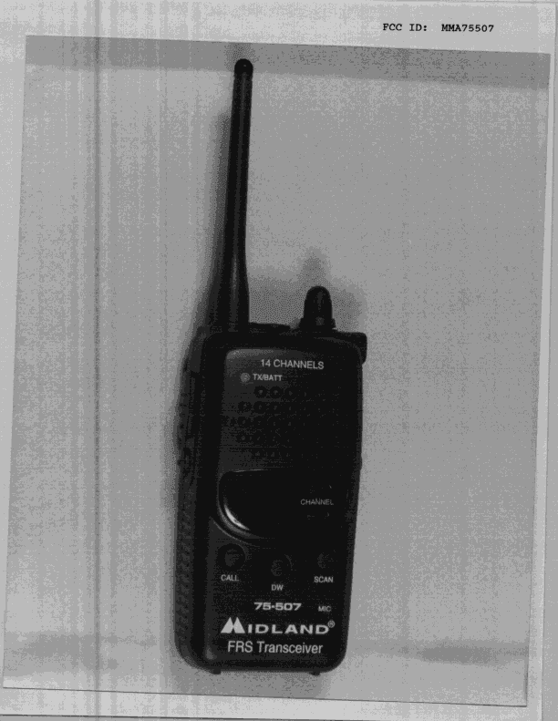 FRF - Part 95 Family Radio Face Held Transmitter - FCC ID MMA75507 - Midland Radio Corporation (3)