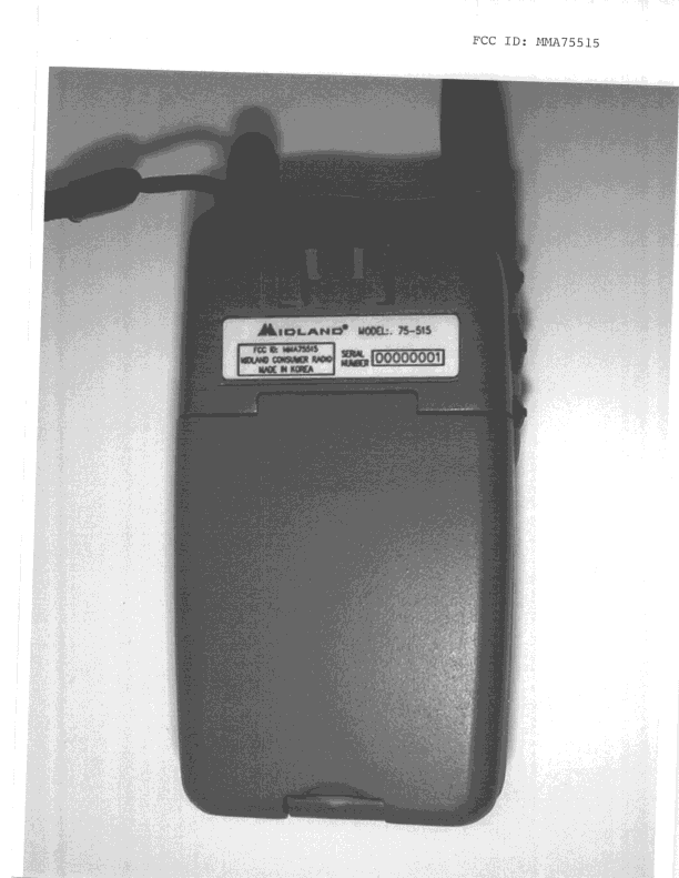 FRF - Part 95 Family Radio Face Held Transmitter - FCC ID MMA75515 - Midland Radio Corporation (4)