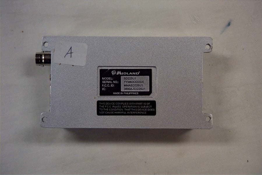 UHF DATA RADIO - FCC ID MMASD225U1 - Midland Radio Corporation