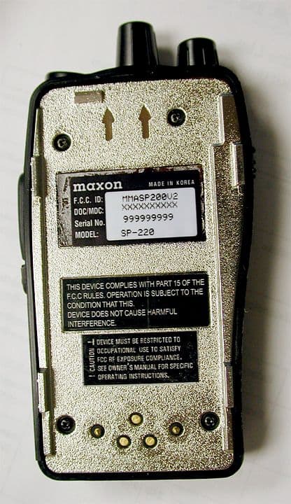 Portable Radio - FCC ID MMASP200V2 - Midland Radio Corporation