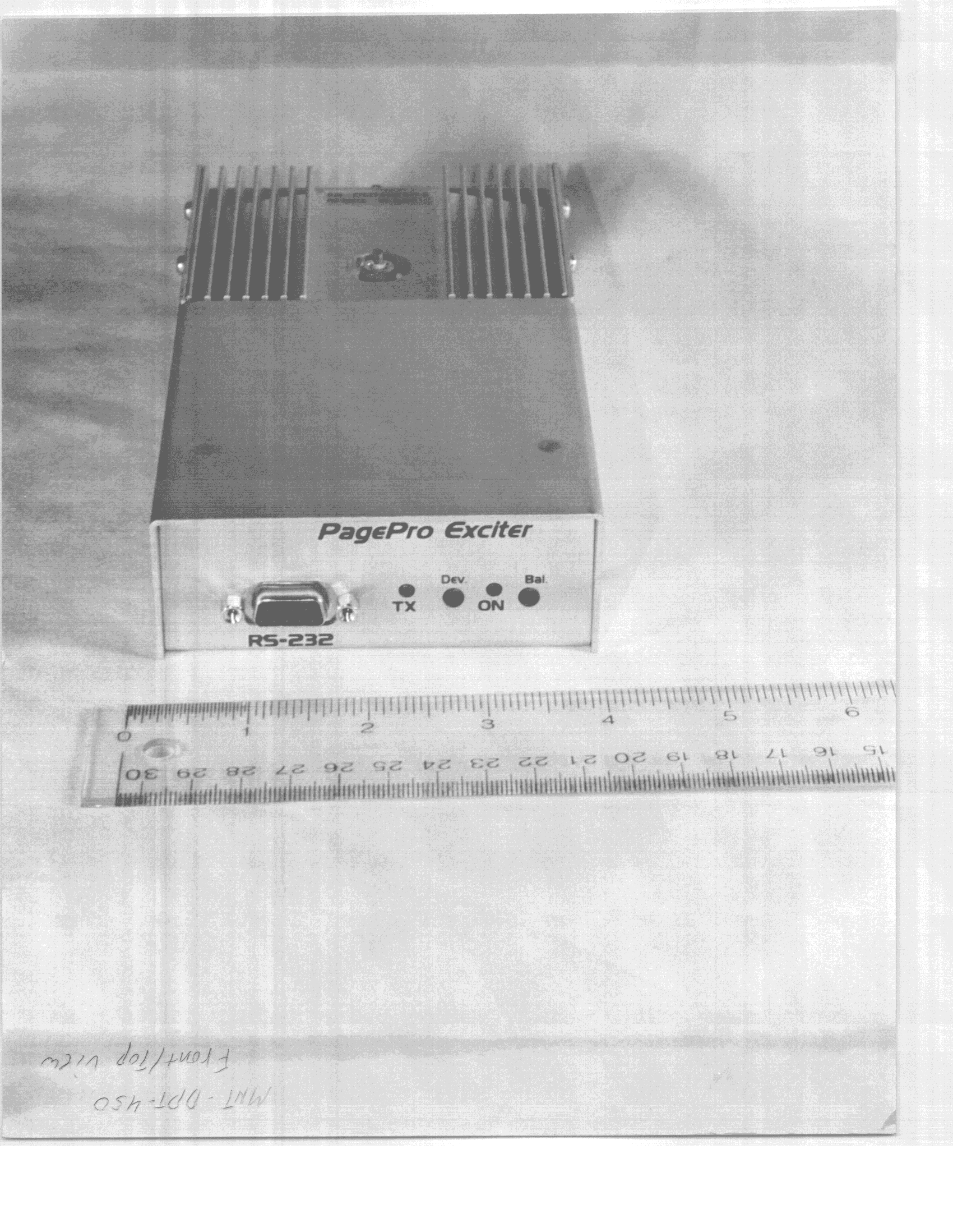 TNB - Licensed Non-Broadcast Station Transmitter - FCC ID MNTDPT-450 - Vytek Inc (5)