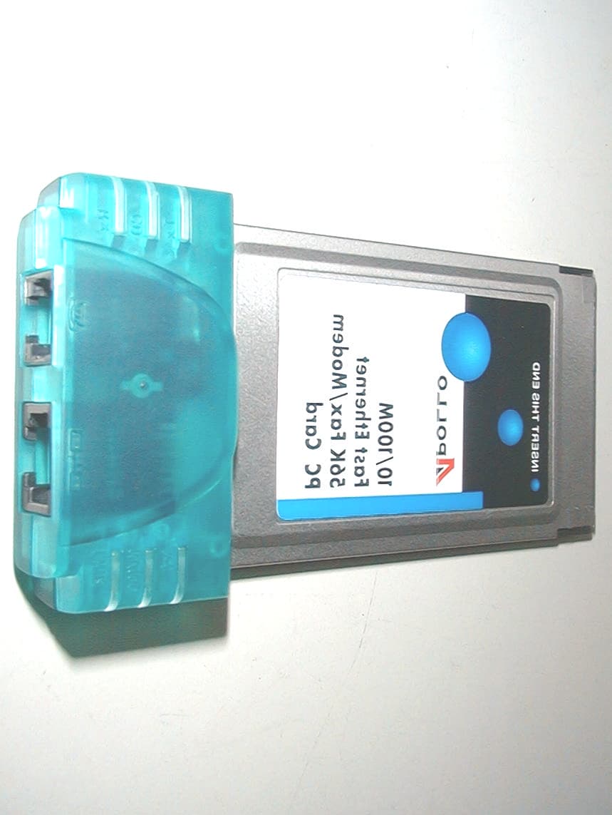 10/100 Fast Ethernet Plus 56k Fax/Modem PCMCI Card - FCC ID MQ4BPCMLM56 - Abocom Systems Inc (2)
