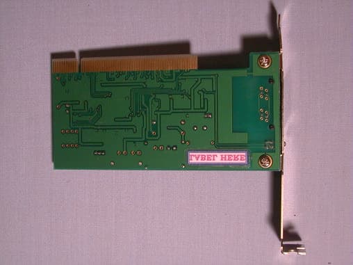 PCI Home PNA  Card - FCC ID MQ4PH100A - Abocom Systems Inc (2)
