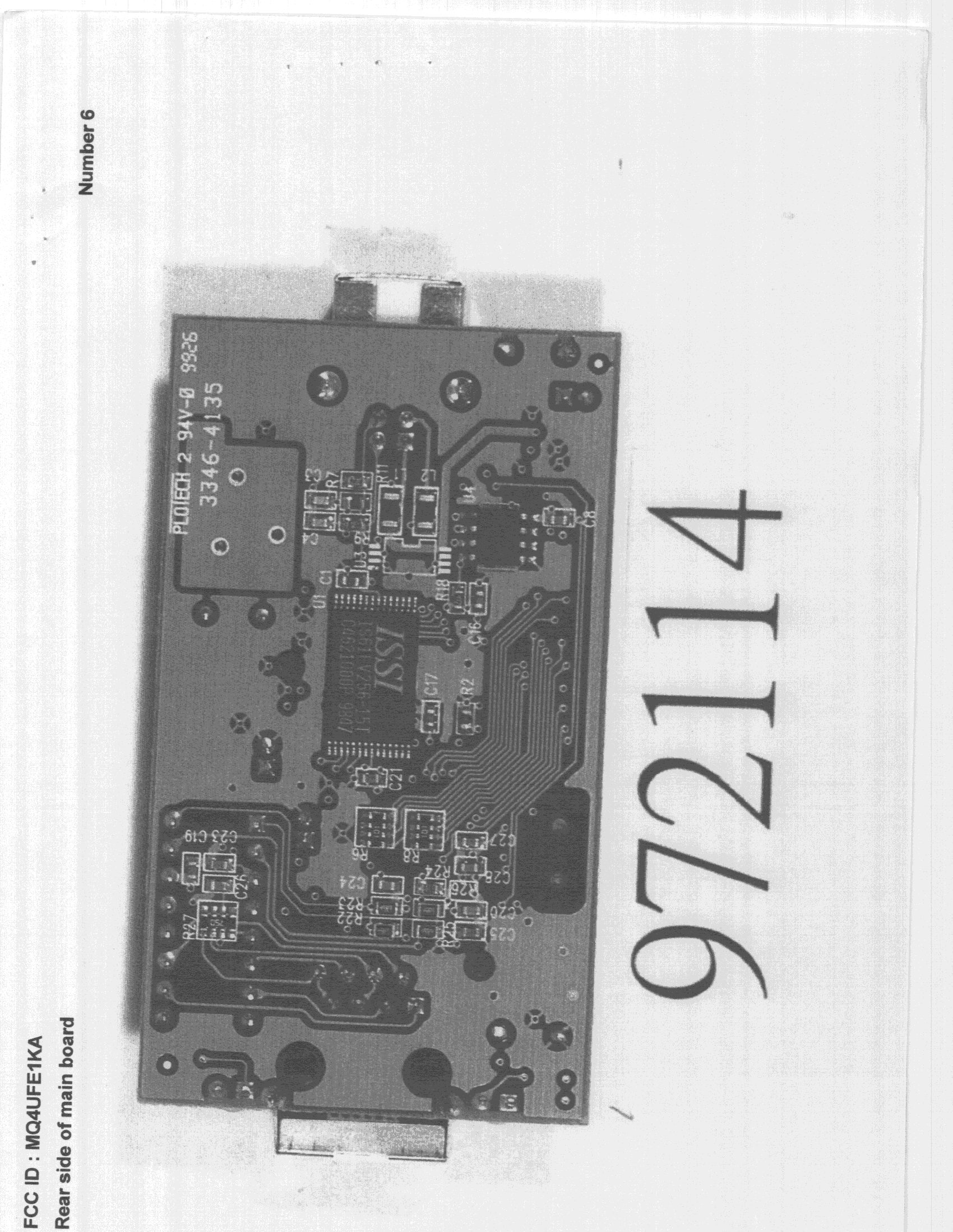 USB Ethernet Adapter - FCC ID MQ4UFE1KA - Abocom Systems Inc (2)