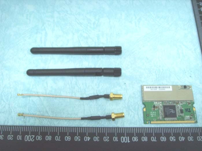 802.11a/b/g Wireless MiniPCI Card - FCC ID MQ4WCM6002 - Abocom Systems Inc (2)