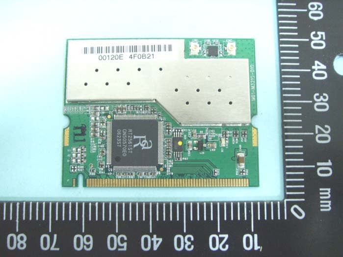 802.11 a/b/g Wireless LAN Mini PCI Card - FCC ID MQ4WM3210 - Abocom Systems Inc (2)