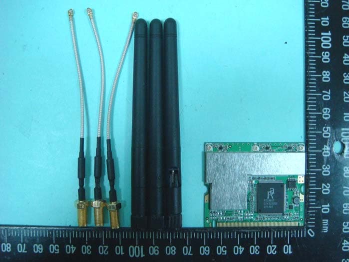 802.11n compliant 2.4GHz Mini-PCI Module - FCC ID MQ4WM5200 - Abocom Systems Inc (2)