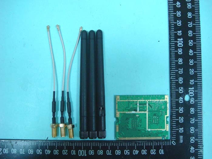 802.11n compliant 2.4GHz Mini-PCI Module - FCC ID MQ4WM5200 - Abocom Systems Inc