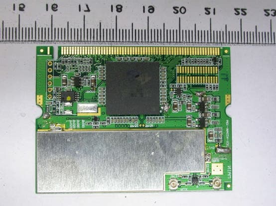 802.11b/g Wirless LAN mini PCI Card - FCC ID MQ4WMG2400 - Abocom Systems Inc