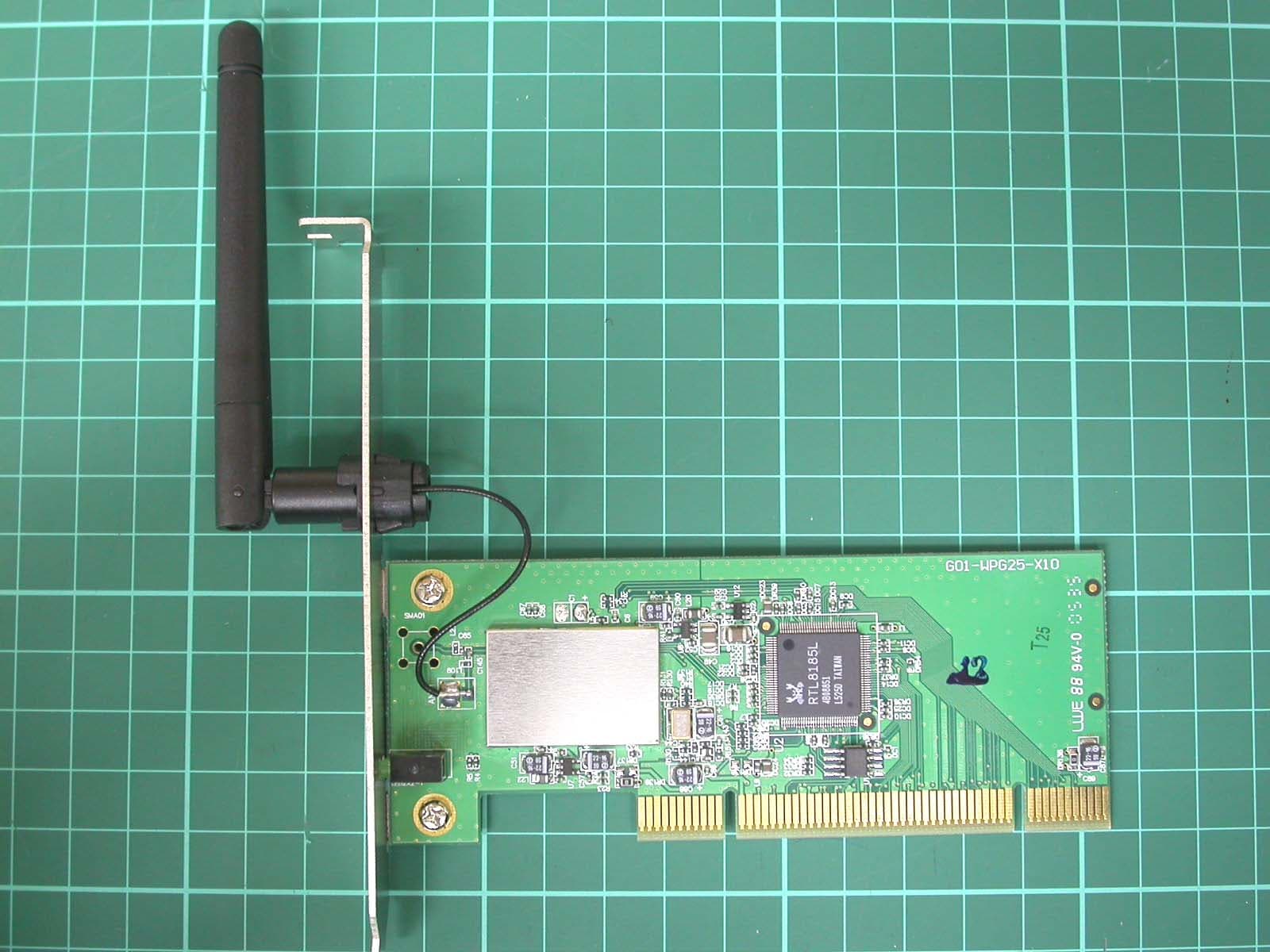Wireless PCI Card - FCC ID MQ4WPG2500 - Abocom Systems Inc