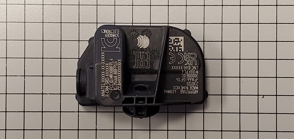 TPMS Sensor - FCC ID MRXBBFPL4 - Schrader Electronics (3)