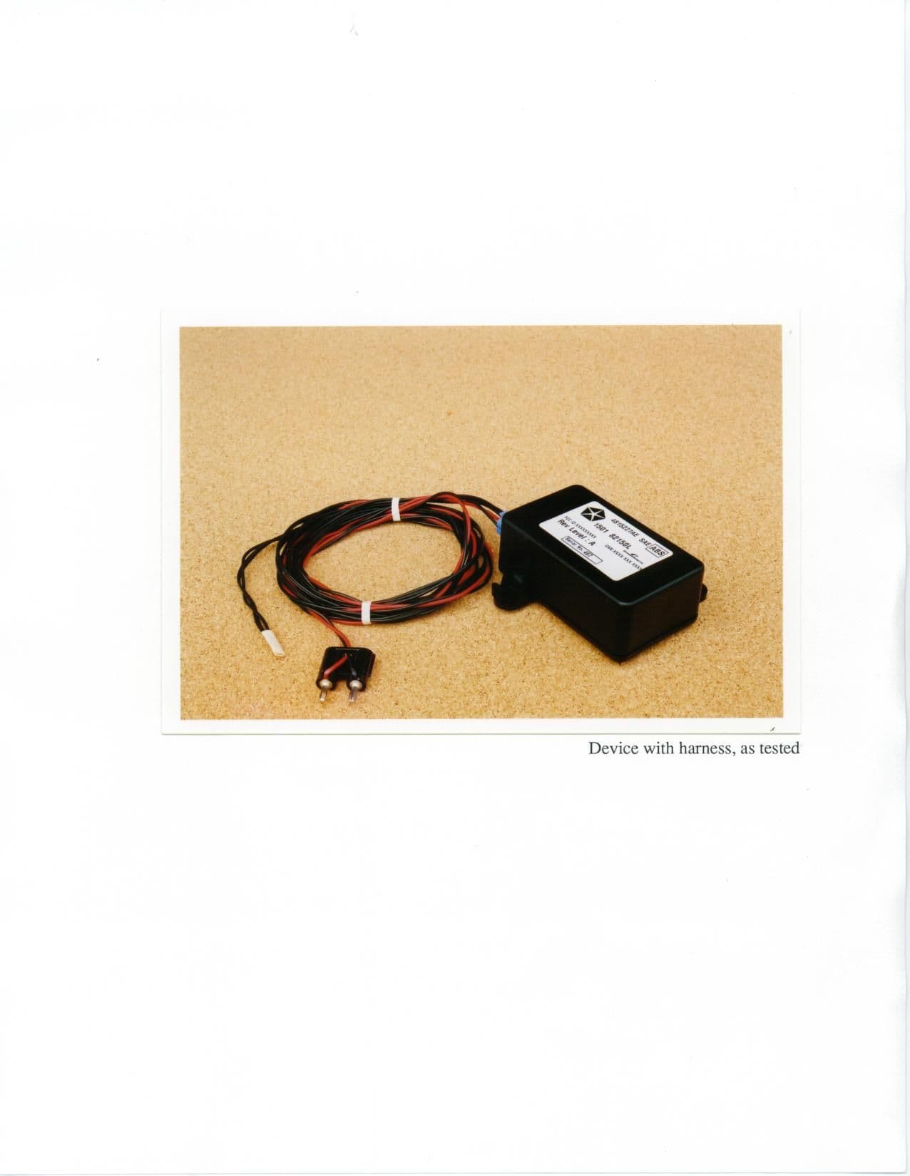 Automotive Systems Monitor Receiver - FCC ID MRXDCXAMRX1 - Schrader Electronics