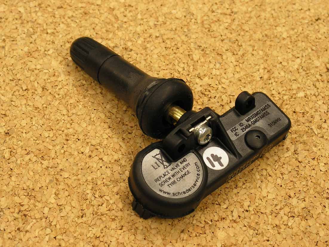 Tire pressure sensor - FCC ID MRXG43MA4S - Schrader Electronics