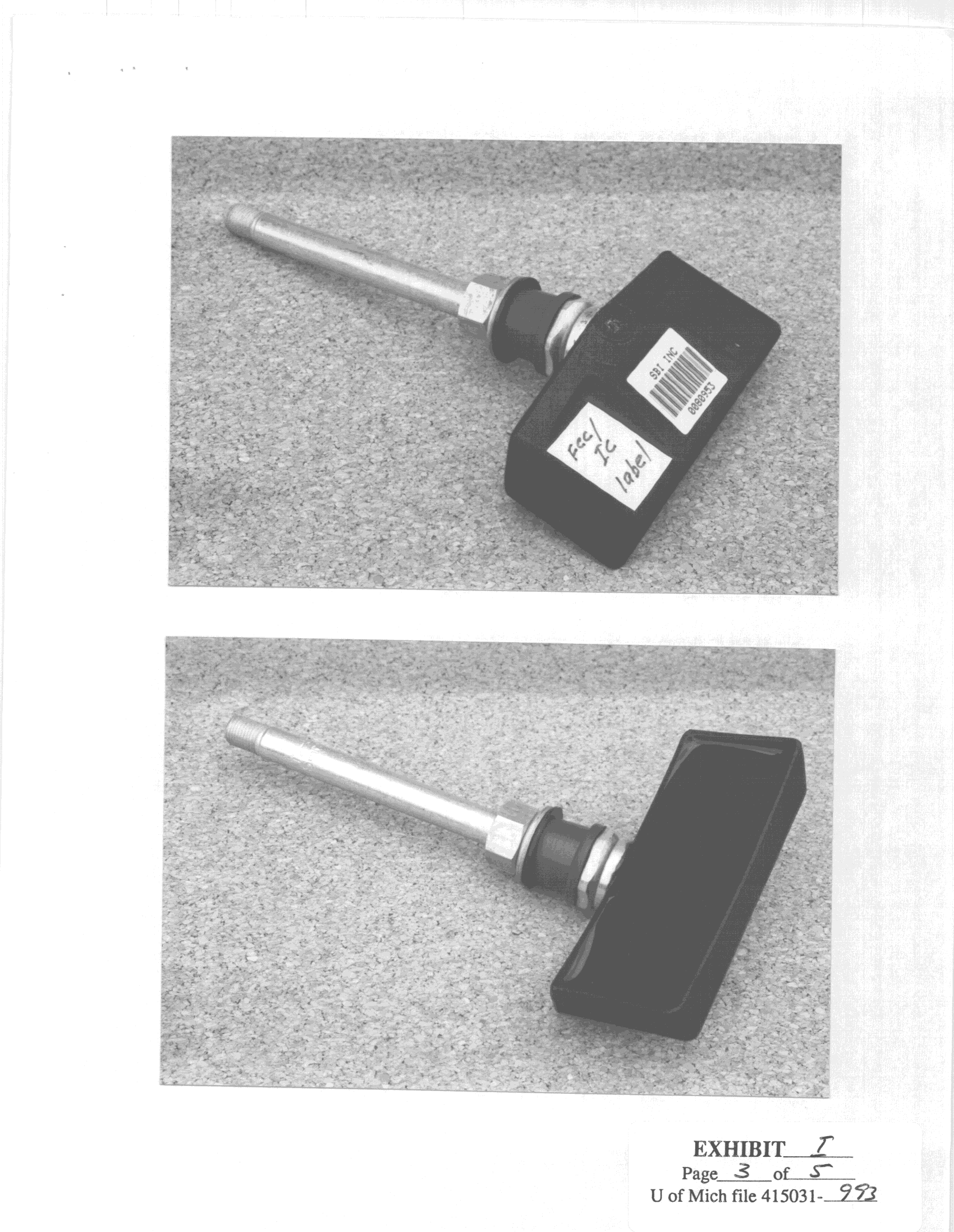 DSC - Part 15 Security/Remote Control Transmitter - FCC ID MRXTTR1B0 - Schrader Electronics