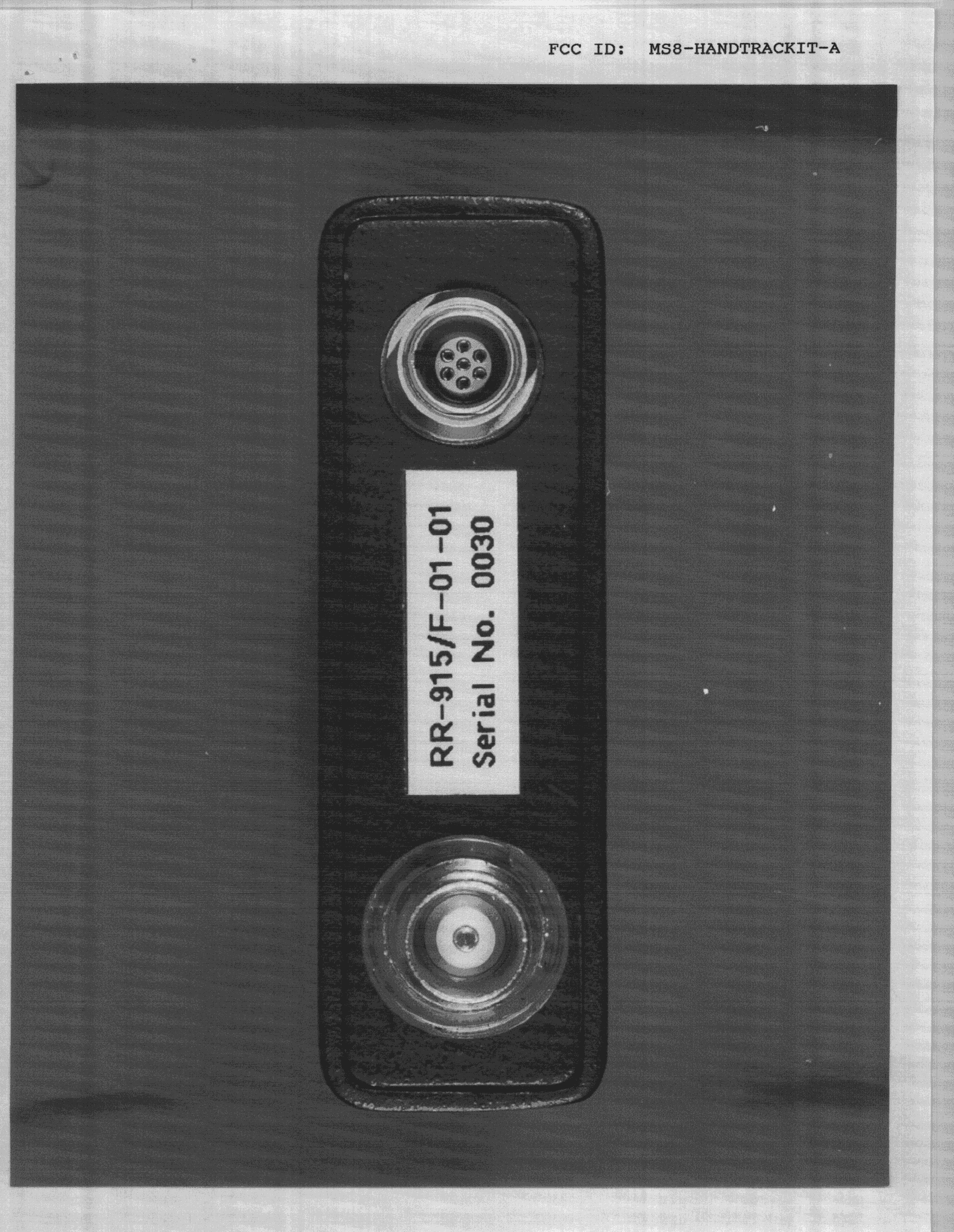 CYY - Communications Receiver used w/Pt 15 Transmitter - FCC ID MS8-HANDTRACKIT-A - Blue Tower Communications Ltd