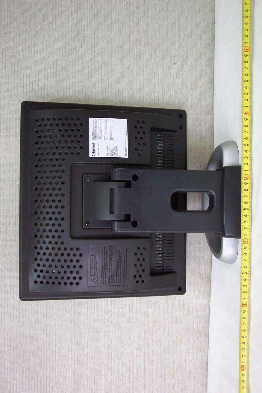 15" CCTV MONITOR - FCC ID MSAB15AC - Hansol LCD Inc.