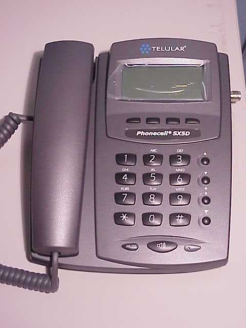 PhoneCell SX5 - FCC ID MTFGSMUSDUAL - Telular Corporation
