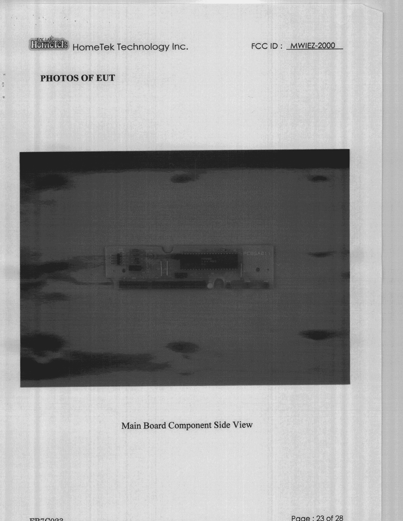 JBP - Part 15 Class B Computing Device Peripheral - FCC ID MWIEZ-2000 - Ezkey Corp. (4)
