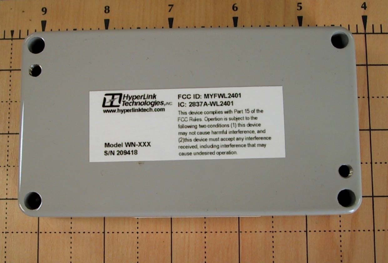 Wireless LAN Transmission System - FCC ID MYFWL2401 - L-Com, Inc. (3)