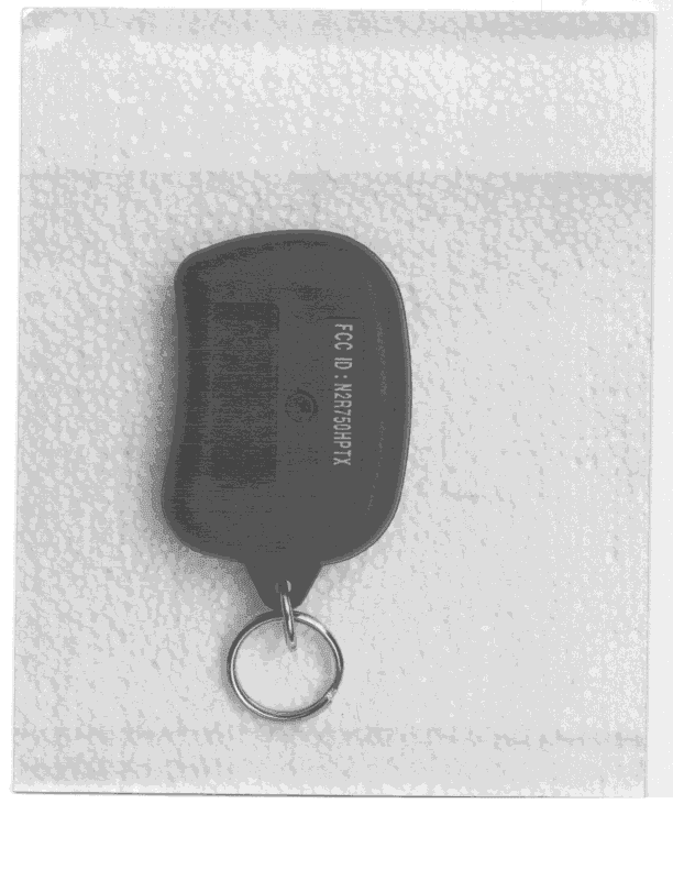 DSC - Part 15 Security/Remote Control Transmitter - FCC ID N2R750HPTX - Stevens Car Care Products, Inc.