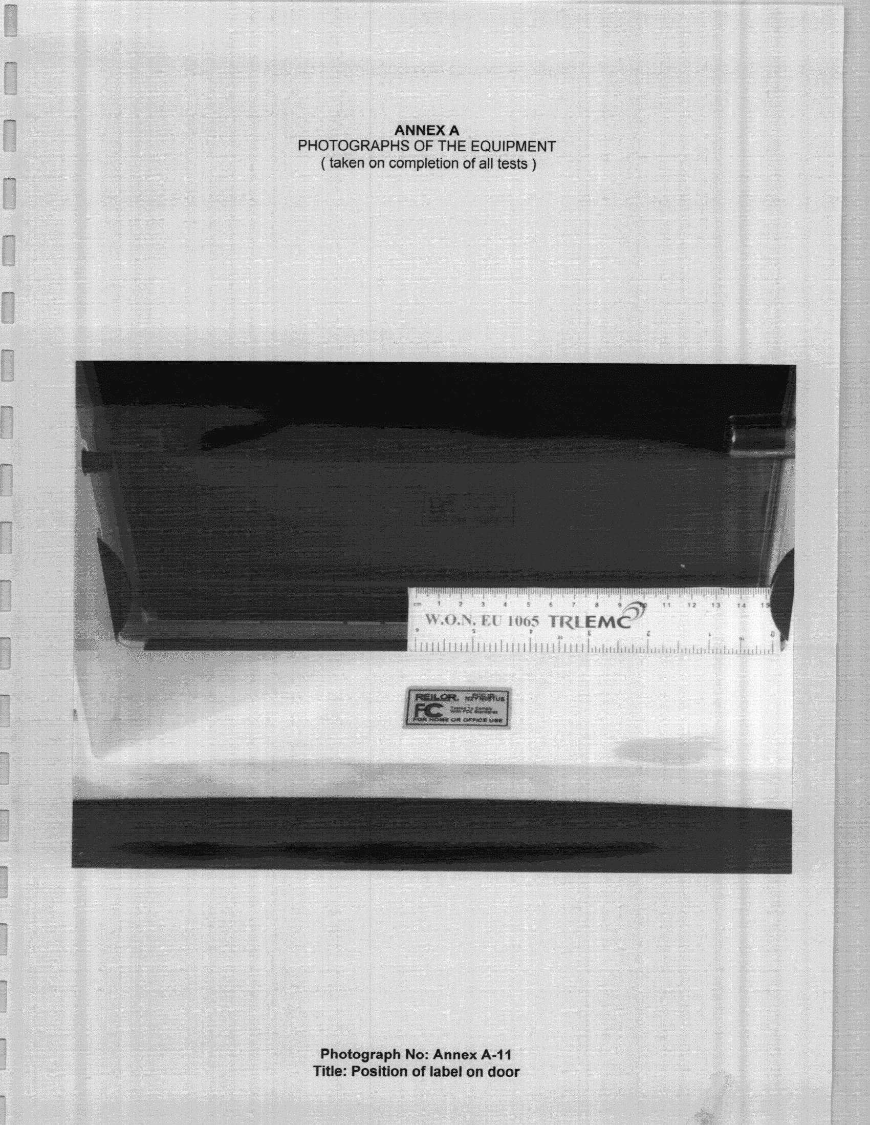 Electronic Security Dog Door Receiver - FCC ID N2YN051US - Reilor Inc. (5)