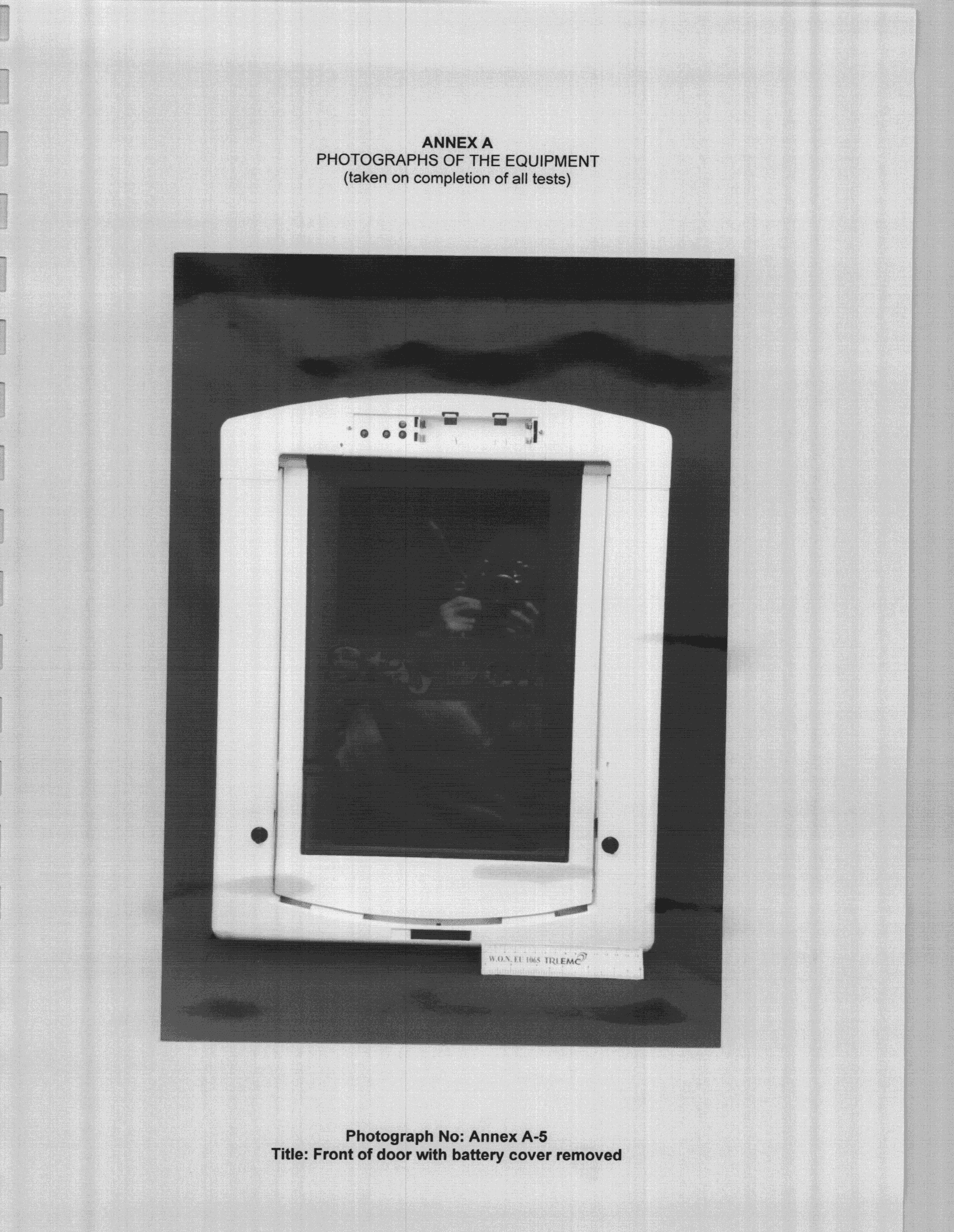 Electronic Security Dog Door Receiver - FCC ID N2YN051US - Reilor Inc. (4)